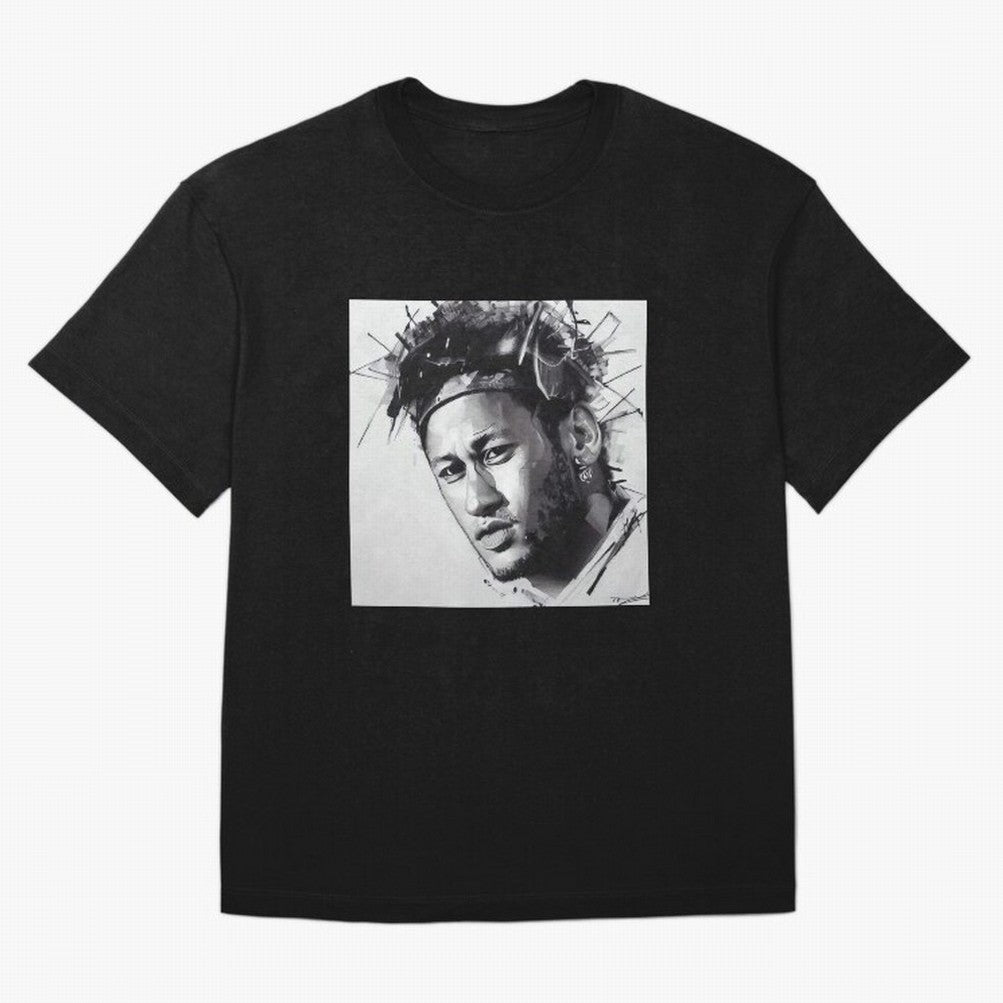 black and white Neymar Classic T-Shirt Cheer for FIFA World Cup 2026 Spirit, Inspired by Portugal, Spain and Germany, Mbappe, Worldwide Fan Energy, Dramatic Goals, Stadium Lights and Championship Celebrations; Ideal for Fans Who Follow Messi,