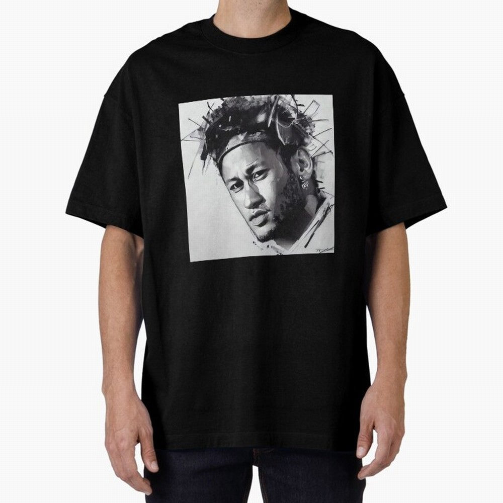 black and white Neymar Classic T-Shirt Cheer for FIFA World Cup 2026 Spirit, Inspired by Portugal, Spain and Germany, Mbappe, Worldwide Fan Energy, Dramatic Goals, Stadium Lights and Championship Celebrations; Ideal for Fans Who Follow Messi,