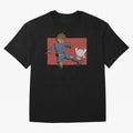 Footballer in action Oversized T-Shirt Bring Global Football Passion for FIFA World Cup 2026 USA Canada Mexico, Connected to CR7, Argentina and Brazil, Stadium Memories, Football Loyalty, International Chants and Championship Tradition; Ideal for
