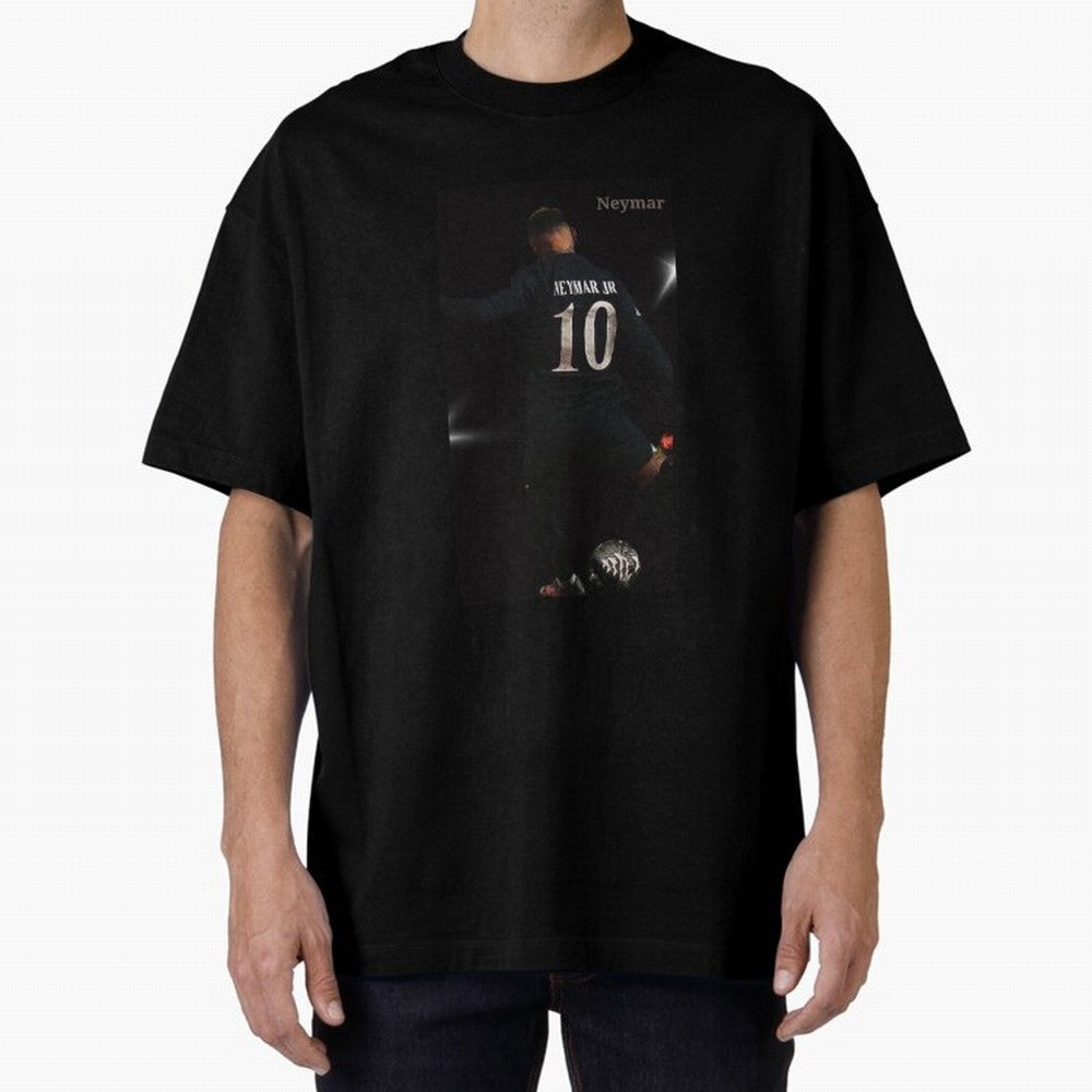 Neymar black version Oversized T-Shirt Remember the FIFA World Cup 2026 Group Stage Journey through Messi, CR7 and Mbappe Highlights, Argentina and Brazil Pride, Goal Celebration Energy, Supporter Heritage, Football Icons and Worldwide Tournament