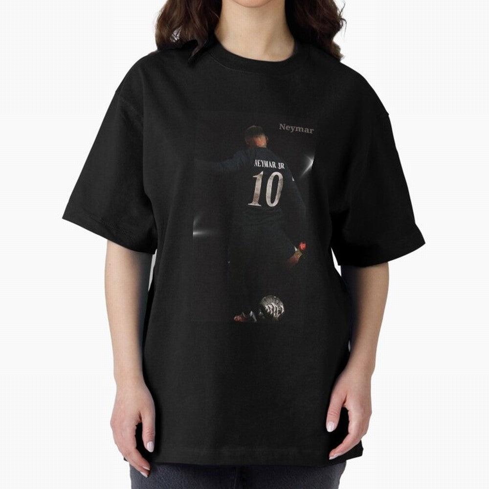 Neymar black version Oversized T-Shirt Remember the FIFA World Cup 2026 Group Stage Journey through Messi, CR7 and Mbappe Highlights, Argentina and Brazil Pride, Goal Celebration Energy, Supporter Heritage, Football Icons and Worldwide Tournament