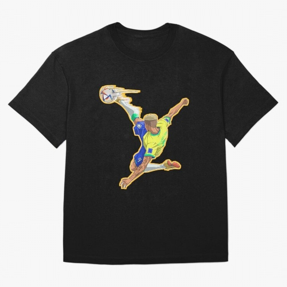 Richarlison Anime Goal Essential T-Shirt Bring Trophy Dreams to FIFA World Cup 2026 Spirit, Highlighting Germany, Messi, Goal Celebration Energy, Supporter Heritage, Football Icons and Worldwide Tournament Joy; Made for Die Hard Supporters, Soccer