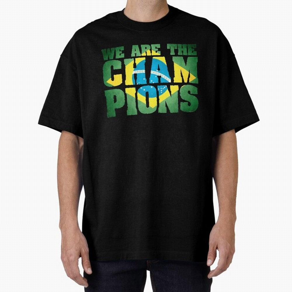 Champion Brazil Classic T-Shirt Show Match Day Excitement for the FIFA World Cup 2026 Journey through Haaland and Mbappe Highlights, Spain Pride, Stadium Chants, National Pride, Trophy Dreams and Unforgettable Football Memories; Ideal for