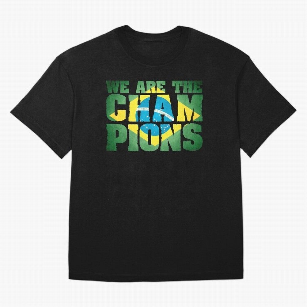 Champion Brazil Classic T-Shirt Show Match Day Excitement for the FIFA World Cup 2026 Journey through Haaland and Mbappe Highlights, Spain Pride, Stadium Chants, National Pride, Trophy Dreams and Unforgettable Football Memories; Ideal for