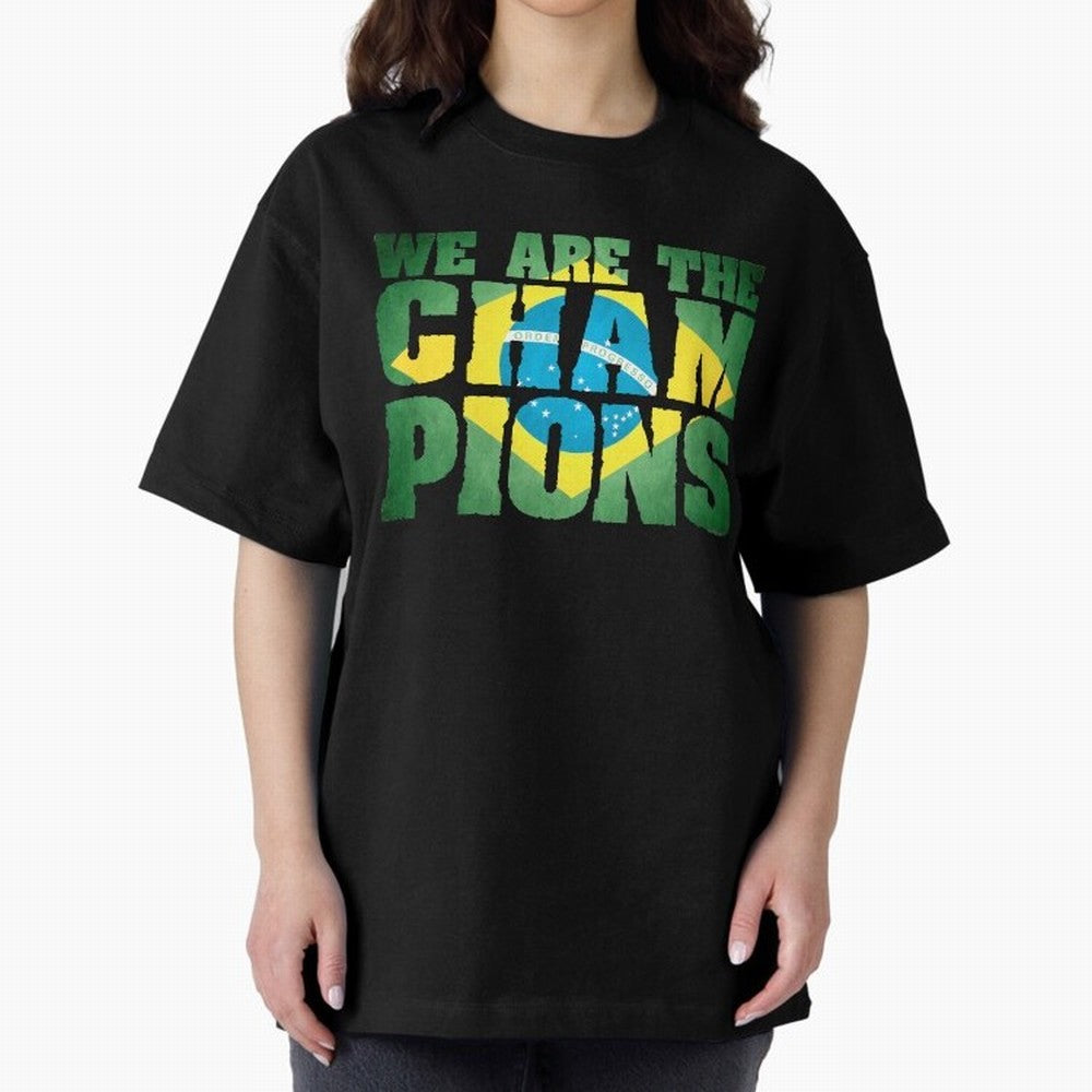 Champion Brazil Classic T-Shirt Show Match Day Excitement for the FIFA World Cup 2026 Journey through Haaland and Mbappe Highlights, Spain Pride, Stadium Chants, National Pride, Trophy Dreams and Unforgettable Football Memories; Ideal for