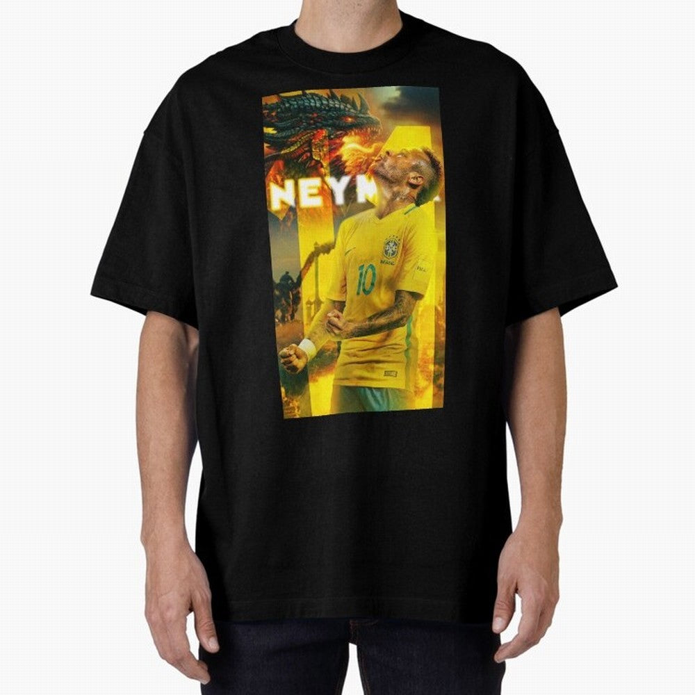 Art Neymar Wallpaper Classic T-Shirt Fuel the Hype around FIFA World Cup 2026 for Fans of CR7 and Messi and England and Germany, Bringing Match Day Excitement, Supporter Culture, Golden Goals and Global Football Passion; Ideal for Passionate Fans
