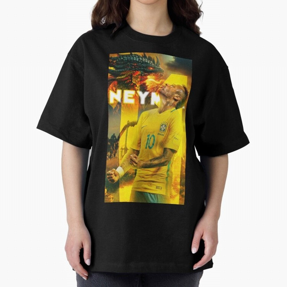 Art Neymar Wallpaper Classic T-Shirt Fuel the Hype around FIFA World Cup 2026 for Fans of CR7 and Messi and England and Germany, Bringing Match Day Excitement, Supporter Culture, Golden Goals and Global Football Passion; Ideal for Passionate Fans