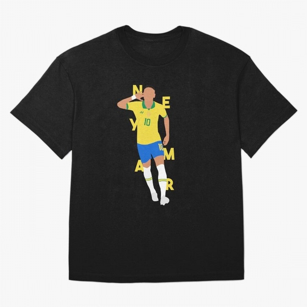 Neymar x Brazil Classic T-Shirt Represent Football Lovers during FIFA World Cup 2026 USA Canada Mexico for Fans of Mbappe and Neymar and England and Germany, Bringing Stadium Chants, National Pride, Trophy Dreams and Unforgettable Football
