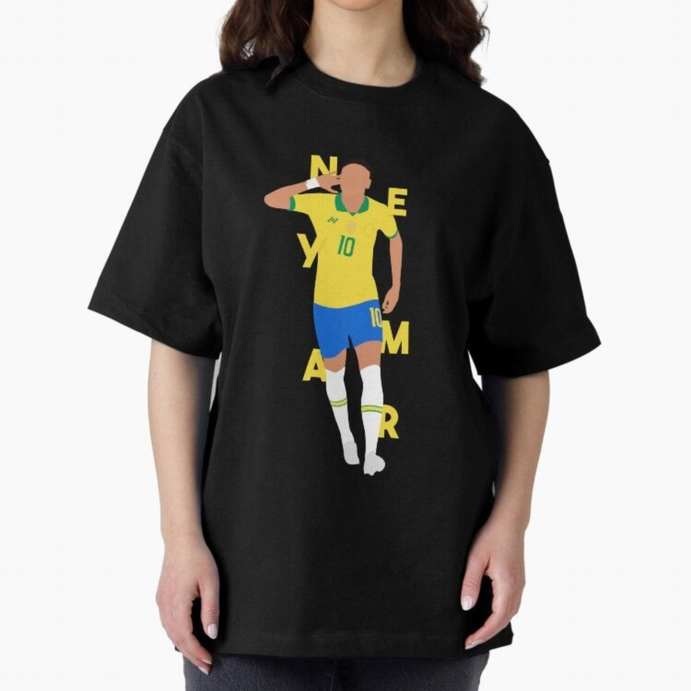 Neymar x Brazil Classic T-Shirt Represent Football Lovers during FIFA World Cup 2026 USA Canada Mexico for Fans of Mbappe and Neymar and England and Germany, Bringing Stadium Chants, National Pride, Trophy Dreams and Unforgettable Football