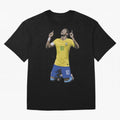 neymar brazil celebration Classic T-Shirt Bring a Vintage Feel to the FIFA World Cup 2026 USA Canada Mexico Journey through Mbappe and Neymar Highlights, Brazil Pride, Football Festival Excitement, Trophy Ambitions, Country Rivalries and Star