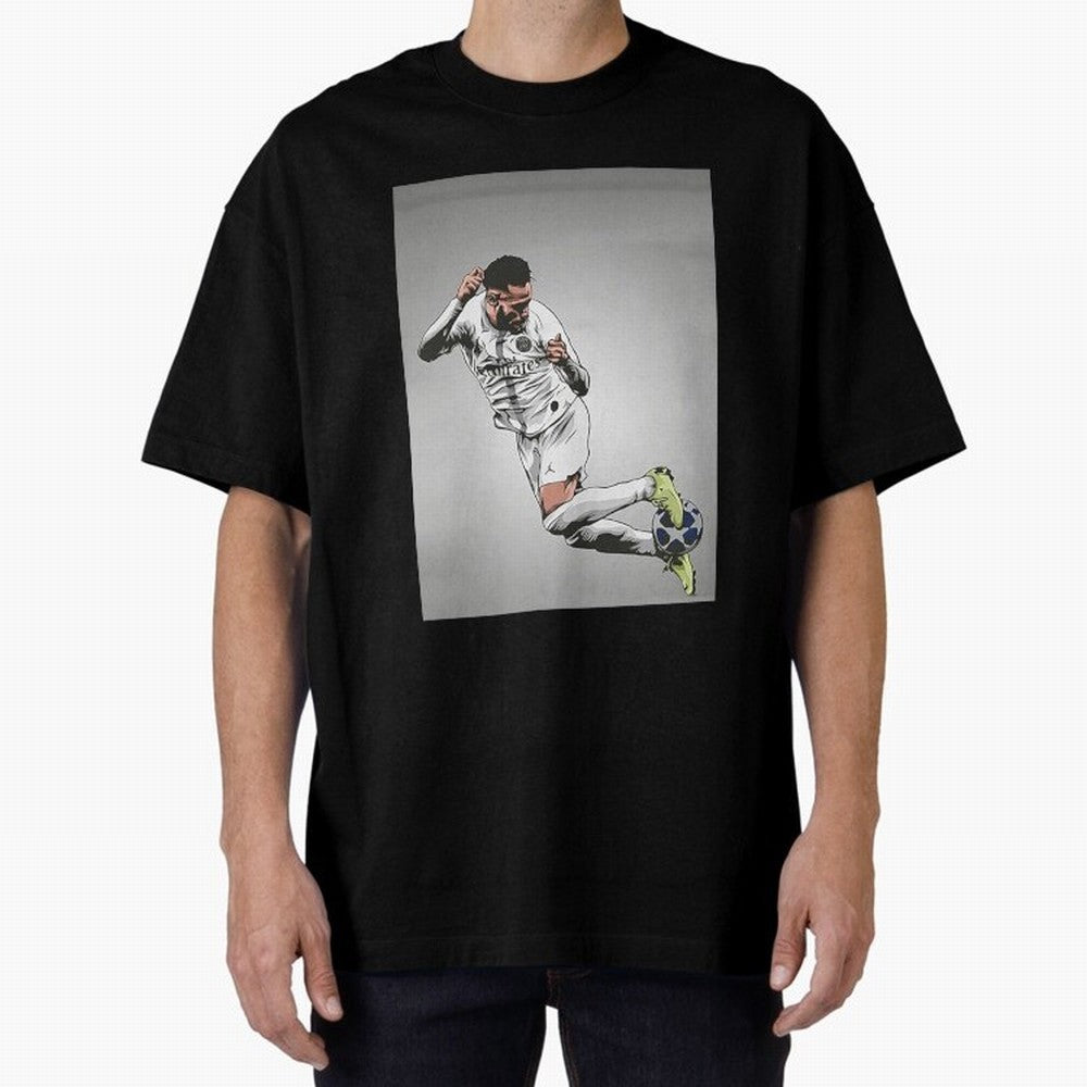 Illustration Neymar Wallpaper Classic T-Shirt Stand Out with Spirit from Global Football Passion for FIFA World Cup 2026, Made for Messi, Neymar and Mbappe, Argentina, Match Day Excitement, Supporter Culture, Golden Goals and Global Football