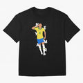 Neymar x Brazil Oversized T-Shirt Celebrate the Magic of FIFA World Cup 2026 USA Canada Mexico for Fans of CR7 and Messi and Portugal, Bringing Game Day Rituals, Football Legends, Country Pride and the Road to the Final; Made for Die Hard