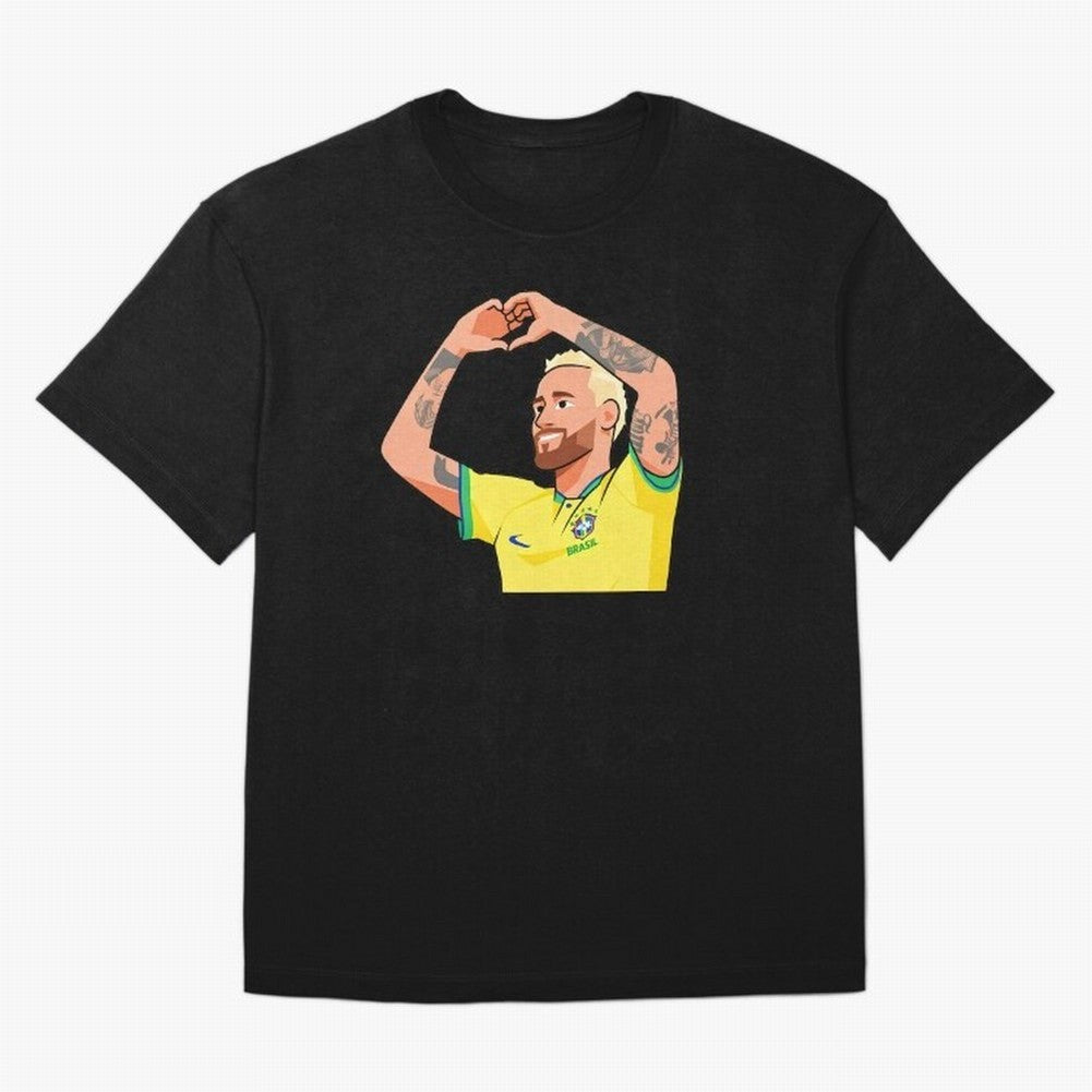 World Cup Neymar Oversized T-Shirt Feel the Trophy Chase of Global Football Passion for FIFA World Cup 2026 Group Stage, Centered on Haaland and Mbappe, England and Germany, Match Day Excitement, Supporter Culture, Golden Goals and Global Football