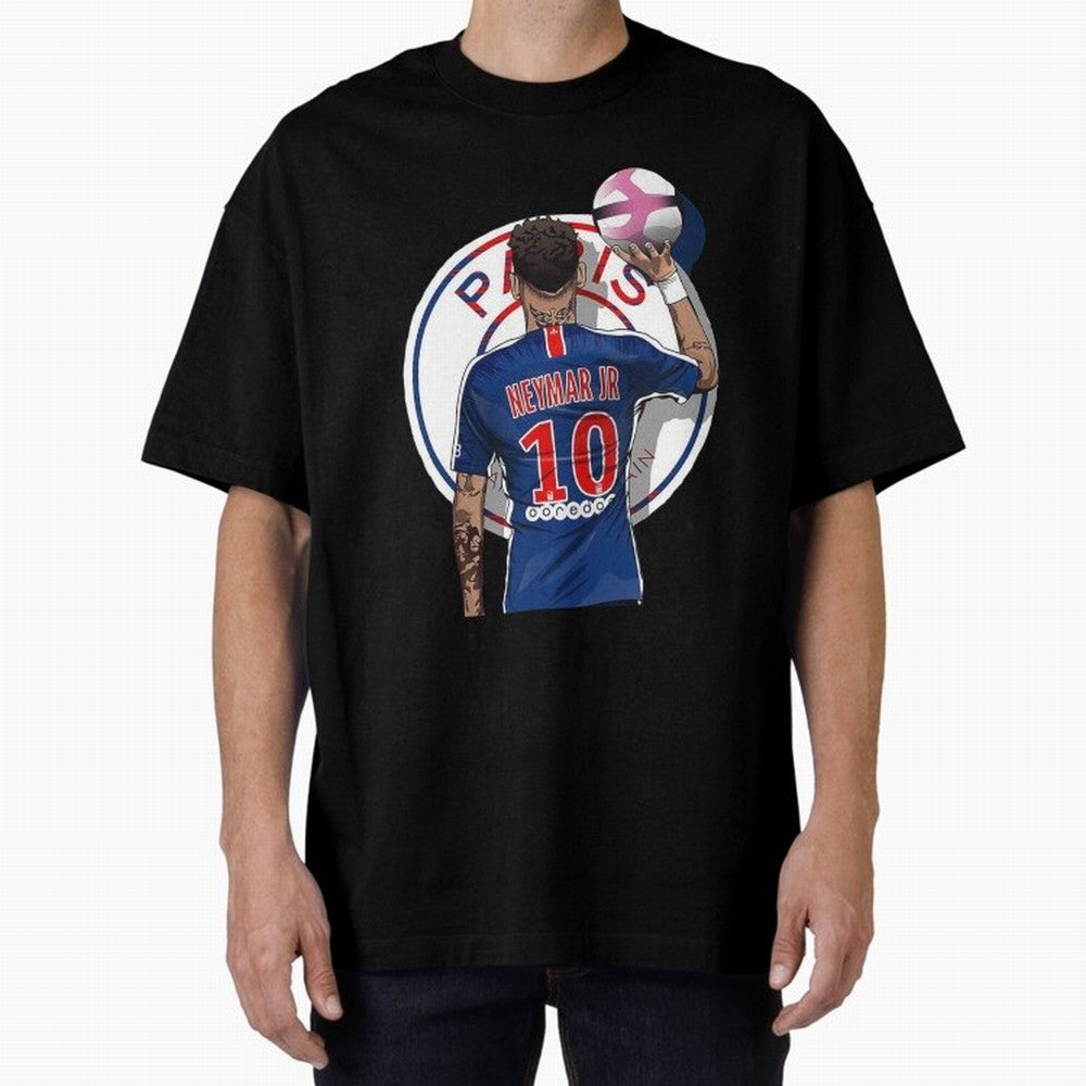 Art Neymar Illustration Classic T-Shirt Carry the Dream of FIFA World Cup 2026 Celebrating Mbappe, England and Germany Energy, Supporter Pride, Iconic Celebrations, Legendary Names and Global Match Day Energy; Great for Supporters Who Love