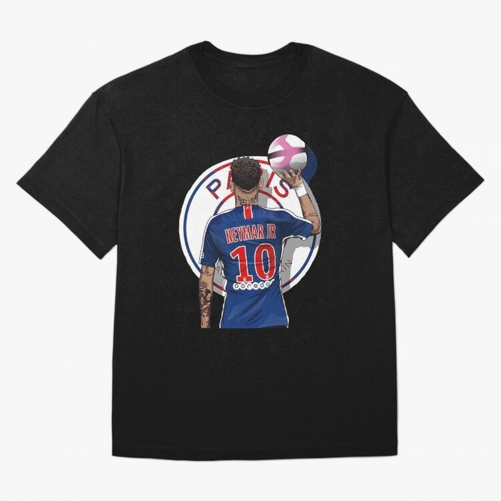 Art Neymar Illustration Classic T-Shirt Carry the Dream of FIFA World Cup 2026 Celebrating Mbappe, England and Germany Energy, Supporter Pride, Iconic Celebrations, Legendary Names and Global Match Day Energy; Great for Supporters Who Love