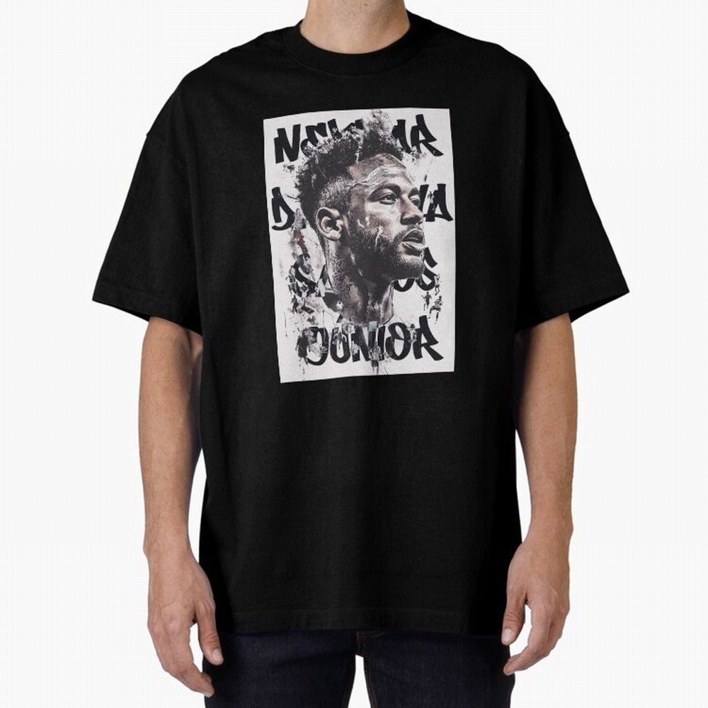 Potrait artistic collage of Neymar Classic T-Shirt Honor the Beautiful Game during Match Day Hype around FIFA World Cup 2026 USA Canada Mexico, CR7, England and Germany, Soccer Culture, Superstar Moments, National Team Dreams and Competitive Fire;
