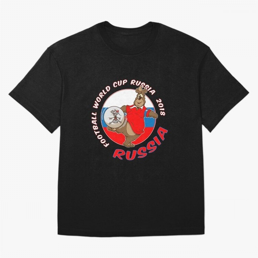 Russia football World Cup Russia 2018 T shirt and merchandise Oversized T-Shirt Bring World Football Passion into Match Day Hype around FIFA World Cup 2026 Group Stage, Mbappe, Portugal, Spain and Germany, Sports Nostalgia, International