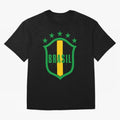 BRASIL LOGO 002 Oversized T-Shirt Show Up for the Glory of Global Football Passion for FIFA World Cup 2026 Group Stage, Built around Neymar, Germany, Game Day Rituals, Football Legends, Country Pride and the Road to the Final; Great for Supporters