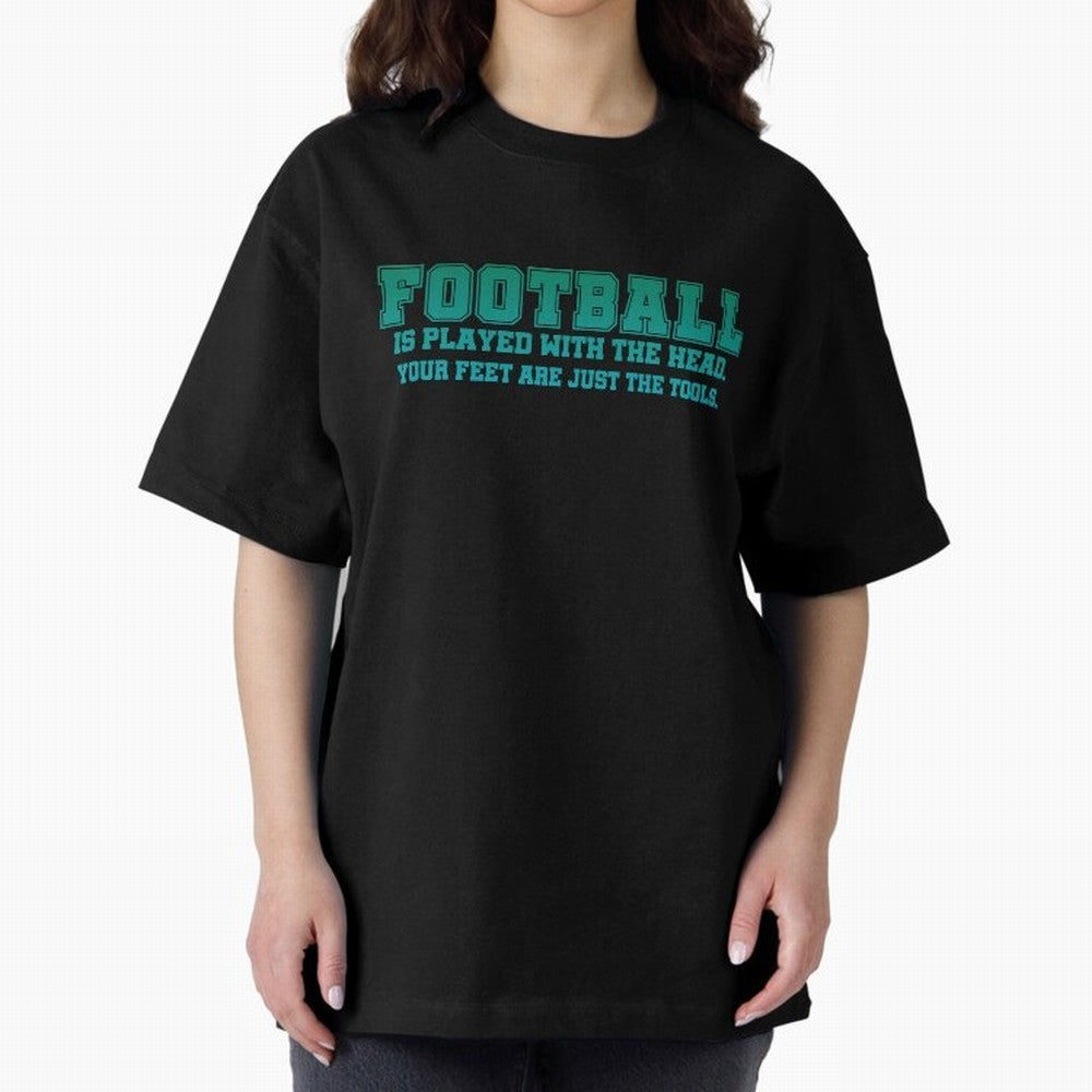 Football is played with the head. Classic T-Shirt Follow the Final Road of the FIFA World Cup 2026 Journey through Mbappe Highlights, Portugal, Spain and Germany Pride, Championship Spirit, Famous Goals, Roaring Crowds and International Football