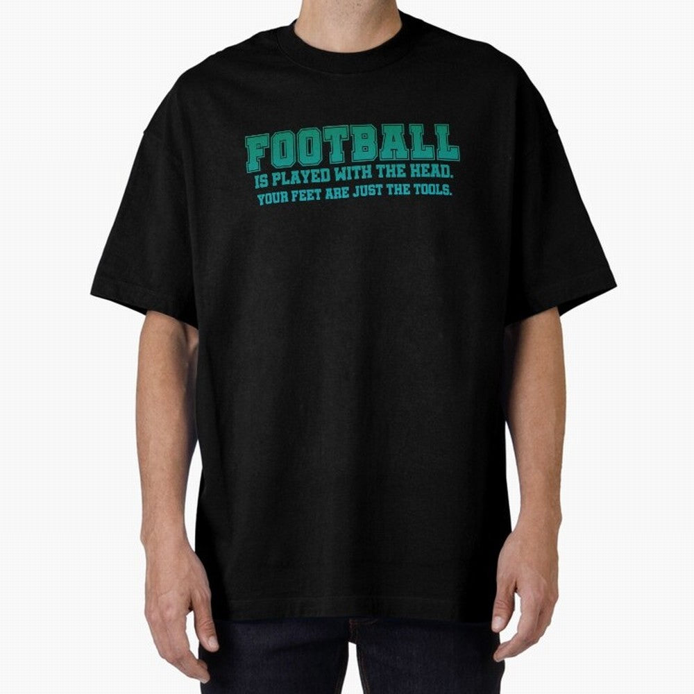 Football is played with the head. Classic T-Shirt Follow the Final Road of the FIFA World Cup 2026 Journey through Mbappe Highlights, Portugal, Spain and Germany Pride, Championship Spirit, Famous Goals, Roaring Crowds and International Football