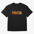 Barcelona city 2 Oversized T-Shirt Bring Legendary Rivalry Energy to Global Football Passion for FIFA World Cup 2026 USA Canada Mexico, Centered on Messi, Neymar and Mbappe, France, Vintage Soccer Flavor, Modern Football Stars, National Flags and