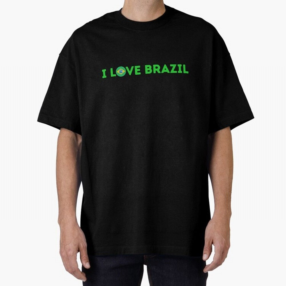 Art I love Brazil Classic T-Shirt Fuel Your Fan Pride for FIFA World Cup 2026 Group Stage for Fans of Messi, Neymar and Mbappe and Portugal, Spain and Germany, Bringing Soccer Culture, Superstar Moments, National Team Dreams and Competitive Fire;