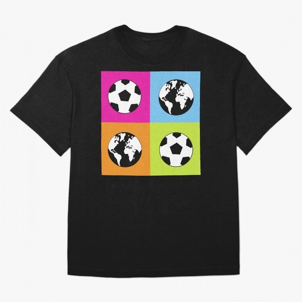 Warhol's Dream Classic T-Shirt Celebrate Golden Goal Energy in the FIFA World Cup 2026 Journey through Haaland and Mbappe Highlights, England and Germany Pride, Championship Spirit, Famous Goals, Roaring Crowds and International Football Unity;