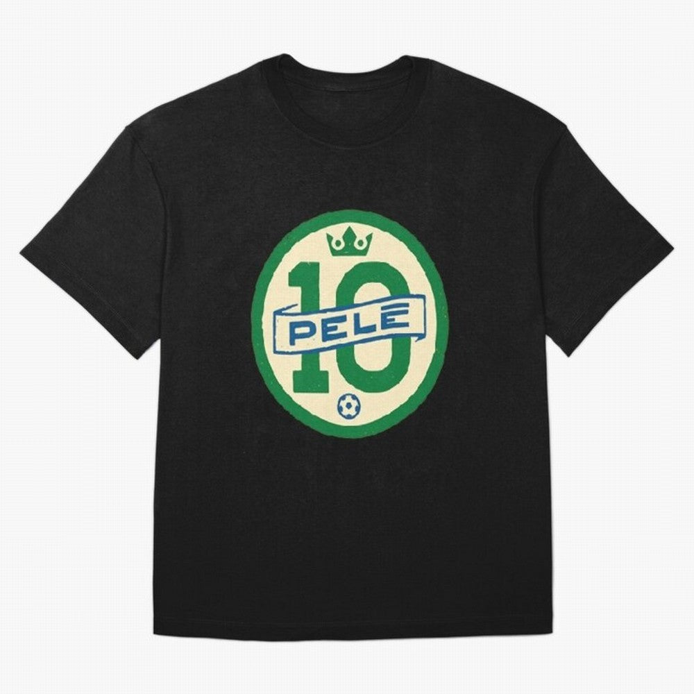 Signed Pele Shirt Oversized T-Shirt Back Your Heroes with FIFA World Cup 2026 Inspired by Messi, CR7 and Mbappe, Portugal, Spain and Germany Energy, Global Supporter Spirit, Legendary Goals, National Colors and Tournament Celebration; Great for