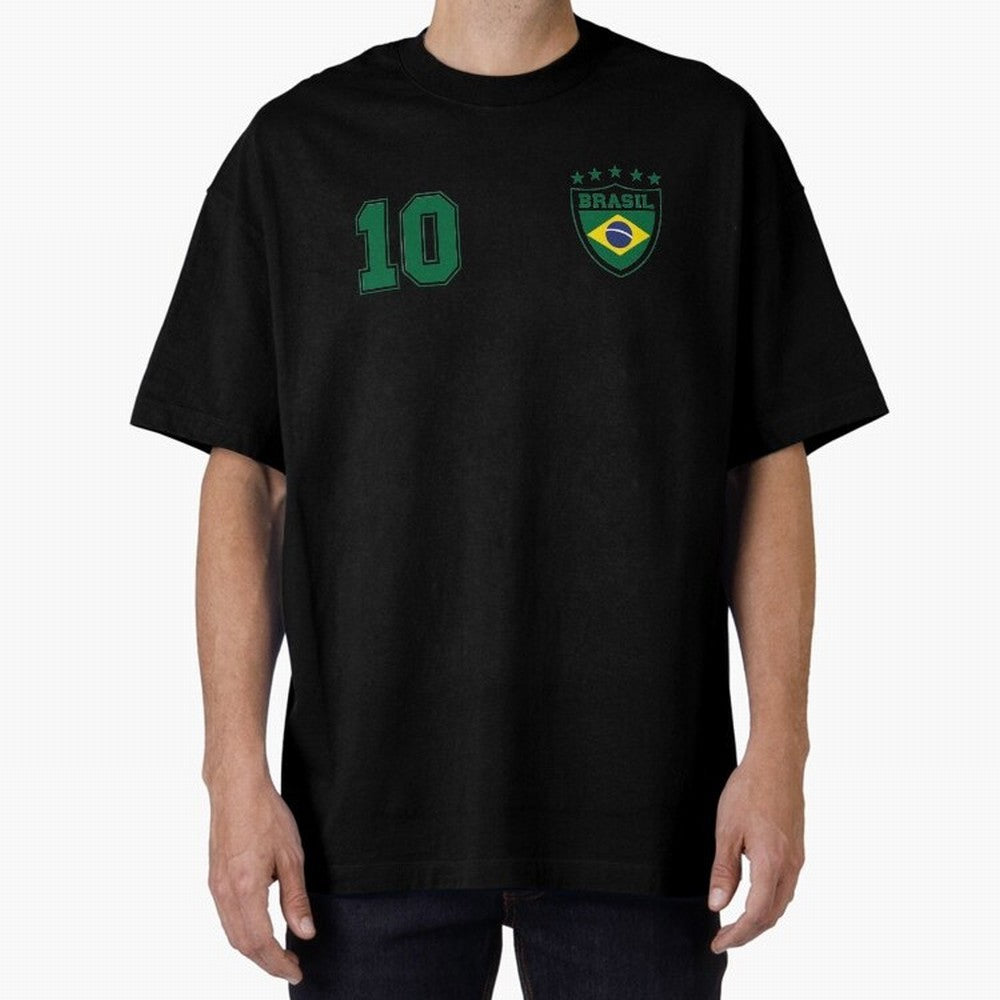 Classic Brasil Soccer No. 10 Brazil World Jersey Cup T Shirt Classic T-Shirt Celebrate the Magic of FIFA World Cup 2026 Spirit, Built around Portugal, Spain and Germany, Haaland, Football History, Final Match Energy, Crowd Noise and Once in a