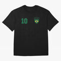 Classic Brasil Soccer No. 10 Brazil World Jersey Cup T Shirt Classic T-Shirt Celebrate the Magic of FIFA World Cup 2026 Spirit, Built around Portugal, Spain and Germany, Haaland, Football History, Final Match Energy, Crowd Noise and Once in a