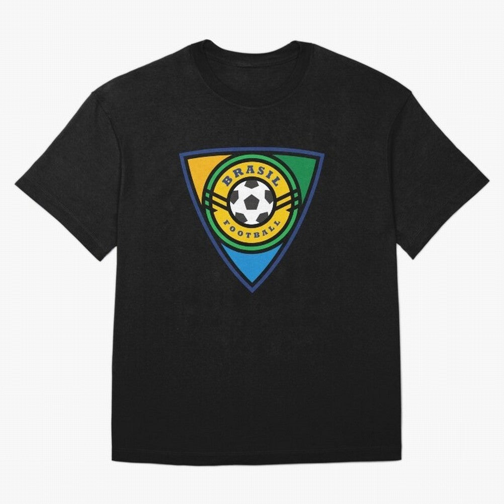 Brazil football emblem Essential T-Shirt Follow the Final Road of Global Football Passion for FIFA World Cup 2026, Built around Haaland and Mbappe, England, Global Supporter Spirit, Legendary Goals, National Colors and Tournament Celebration; Made