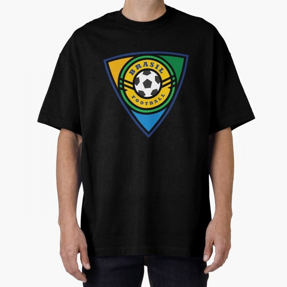 Brazil football emblem Essential T-Shirt Follow the Final Road of Global Football Passion for FIFA World Cup 2026, Built around Haaland and Mbappe, England, Global Supporter Spirit, Legendary Goals, National Colors and Tournament Celebration; Made