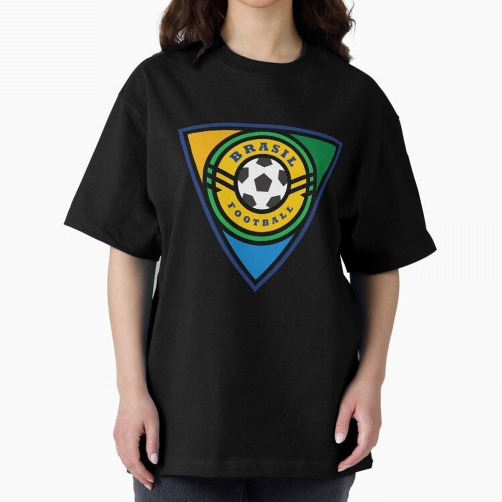 Brazil football emblem Essential T-Shirt Follow the Final Road of Global Football Passion for FIFA World Cup 2026, Built around Haaland and Mbappe, England, Global Supporter Spirit, Legendary Goals, National Colors and Tournament Celebration; Made