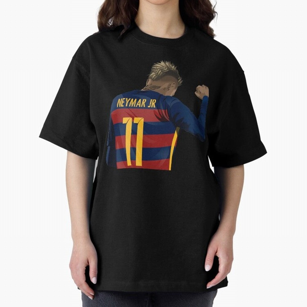 Neymar Oversized T-Shirt Join the Global Buzz around Match Day Hype around FIFA World Cup 2026 Group Stage, Cristiano Ronaldo, Spain, Classic Soccer Heritage, Championship Pressure, Fan Loyalty and International Pride; Made for Collectors Who Enjoy