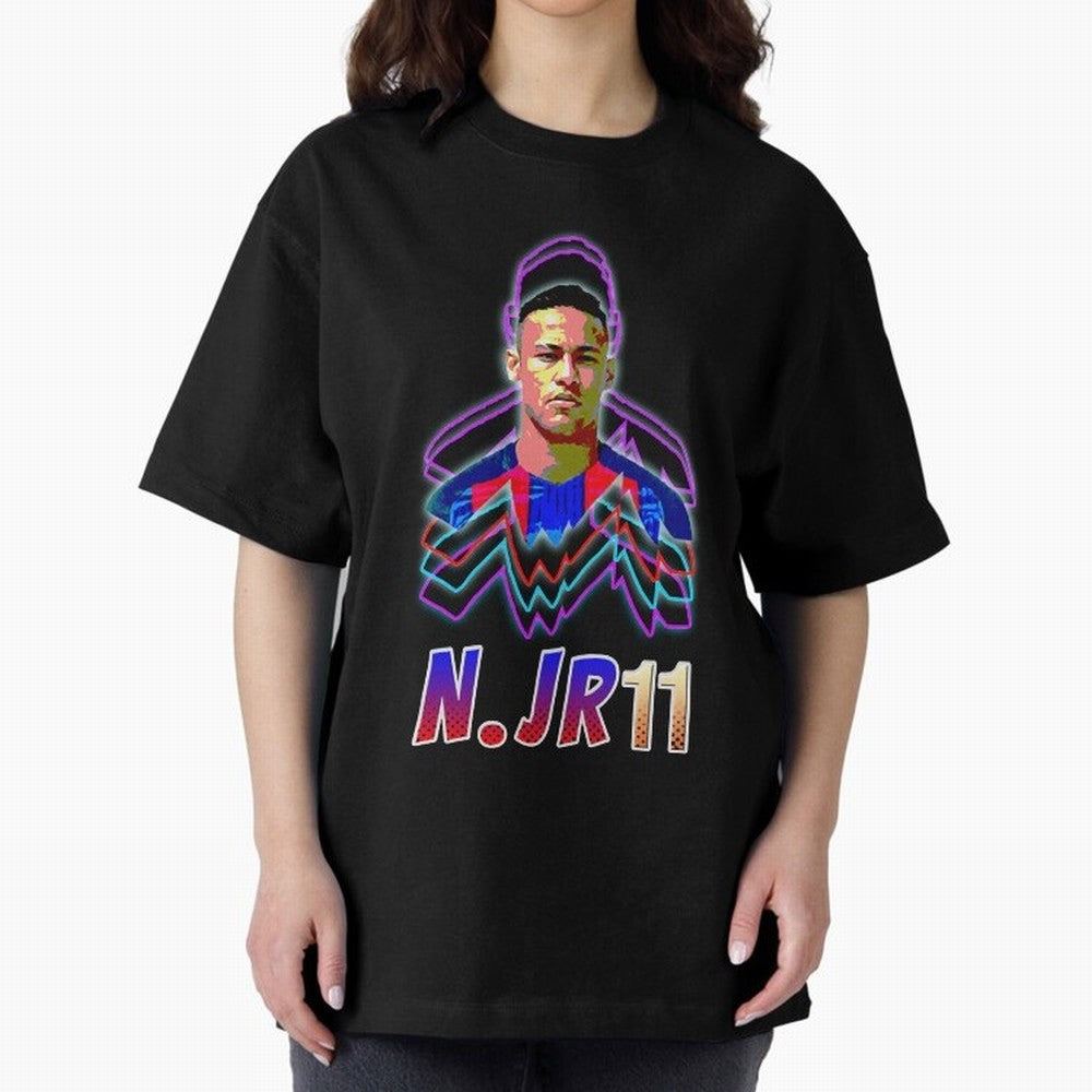 Neymar - Neon T-Shirt Essential T-Shirt Bring Home the FIFA World Cup 2026 Journey through Haaland Highlights, France and Portugal Pride, Global Supporter Spirit, Legendary Goals, National Colors and Tournament Celebration; Great for Watch Parties,