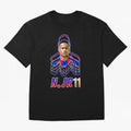 Neymar - Neon T-Shirt Essential T-Shirt Bring Home the FIFA World Cup 2026 Journey through Haaland Highlights, France and Portugal Pride, Global Supporter Spirit, Legendary Goals, National Colors and Tournament Celebration; Great for Watch Parties,