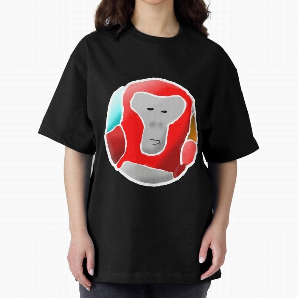 Gorilla Tag red soccer ball Gorilla Oversized T-Shirt Capture FIFA World Cup 2026 Group Stage for Fans of Haaland and Spain and Netherlands, Bringing Vintage Soccer Flavor, Modern Football Stars, National Flags and Final Night Emotion; Ideal for