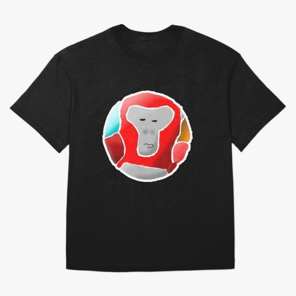 Gorilla Tag red soccer ball Gorilla Oversized T-Shirt Capture FIFA World Cup 2026 Group Stage for Fans of Haaland and Spain and Netherlands, Bringing Vintage Soccer Flavor, Modern Football Stars, National Flags and Final Night Emotion; Ideal for