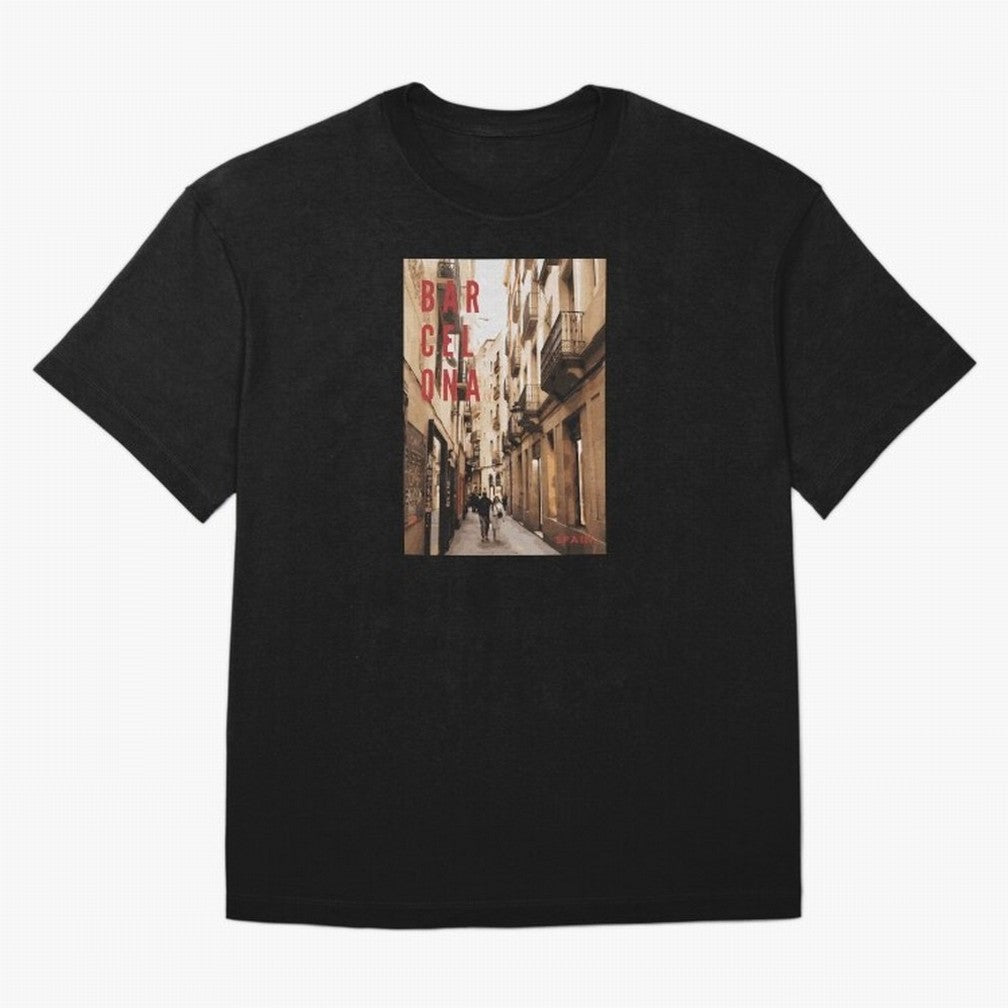 Barcelona Print Classic T-Shirt Celebrate Fan Culture around FIFA World Cup 2026 USA Canada Mexico Filled with Cristiano Ronaldo, Brazil, Portugal and Argentina Energy, Football Festival Excitement, Trophy Ambitions, Country Rivalries and Star