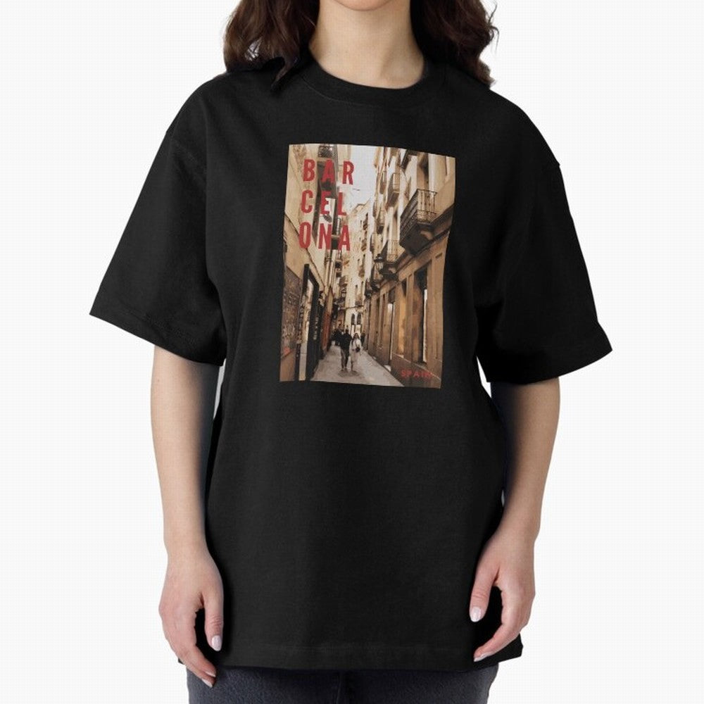 Barcelona Print Classic T-Shirt Celebrate Fan Culture around FIFA World Cup 2026 USA Canada Mexico Filled with Cristiano Ronaldo, Brazil, Portugal and Argentina Energy, Football Festival Excitement, Trophy Ambitions, Country Rivalries and Star