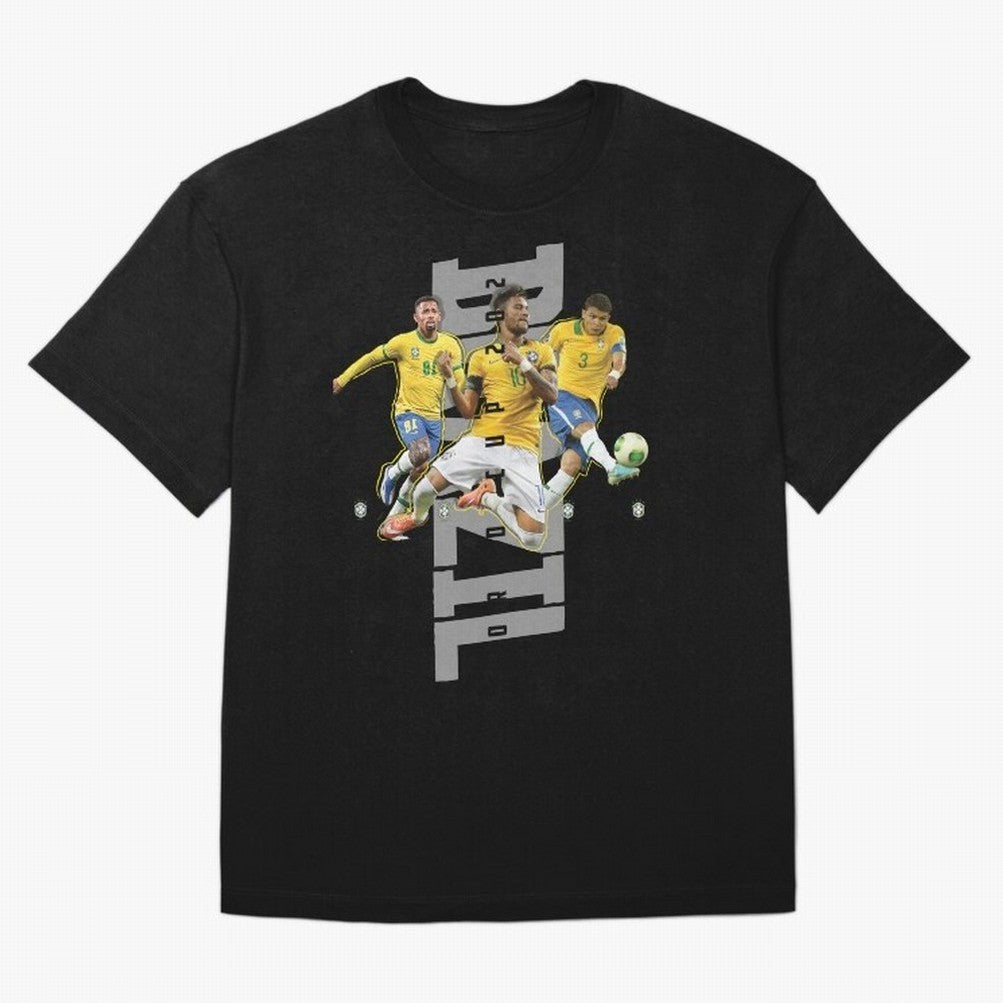 Brazil World cup 2022 Oversized T-Shirt Build FIFA World Cup 2026 USA Canada Mexico Spirit, Highlighting Spain and Netherlands, CR7, Match Day Excitement, Supporter Culture, Golden Goals and Global Football Passion; Created for Match Day Parties,