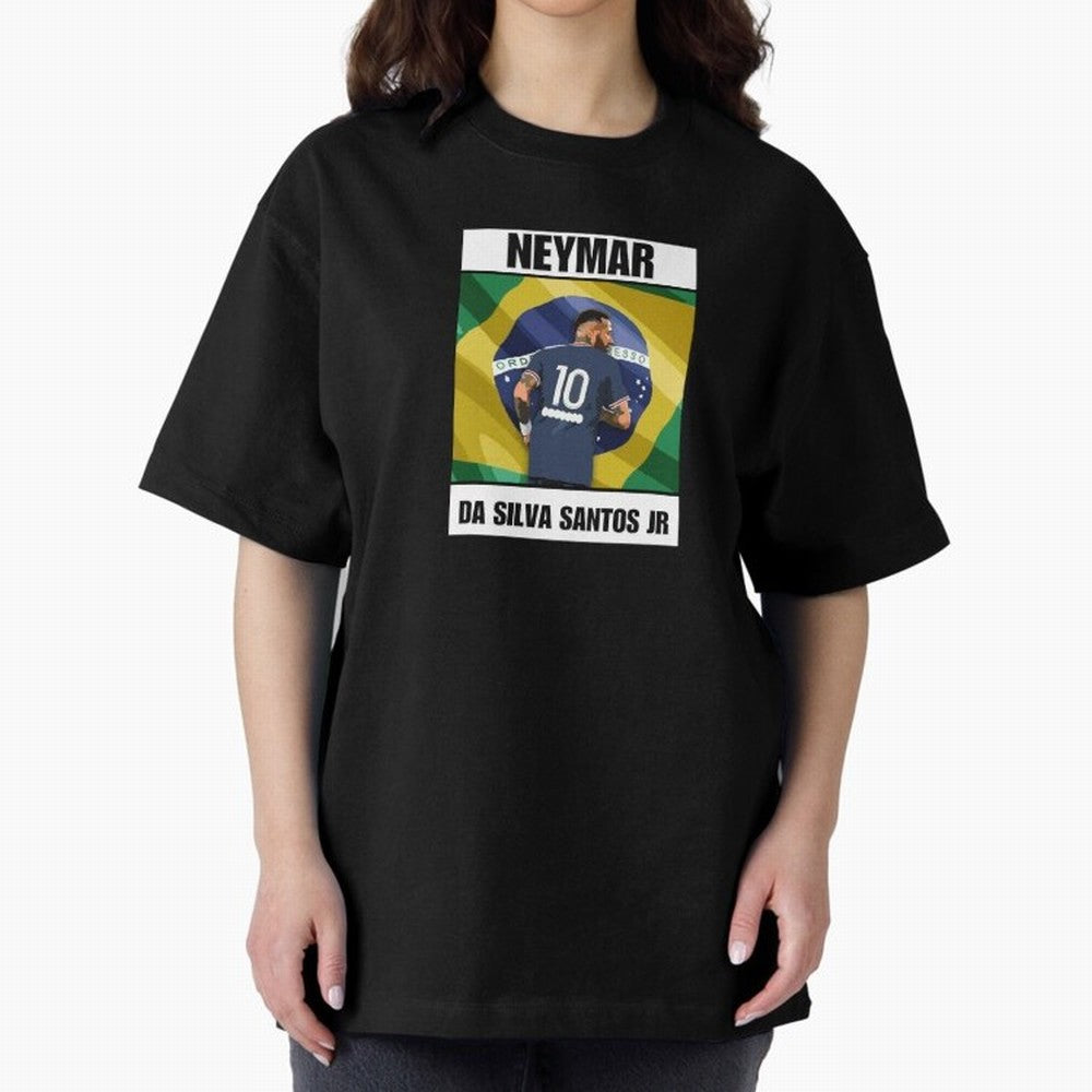 El Ney Oversized T-Shirt Bring FIFA World Cup 2026 USA Canada Mexico Spirit, Inspired by Spain, Messi, Global Supporter Spirit, Legendary Goals, National Colors and Tournament Celebration; Perfect for Supporters Who Want Bold Football Energy,