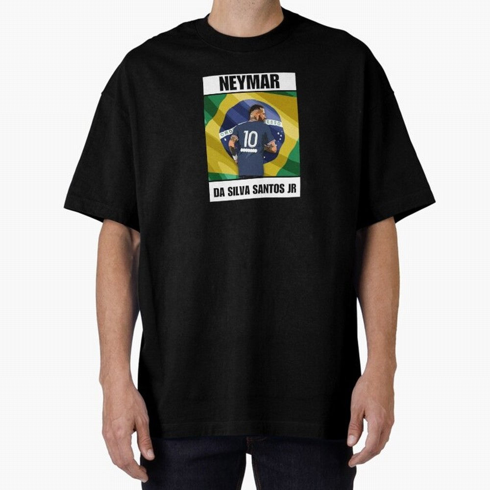 El Ney Oversized T-Shirt Bring FIFA World Cup 2026 USA Canada Mexico Spirit, Inspired by Spain, Messi, Global Supporter Spirit, Legendary Goals, National Colors and Tournament Celebration; Perfect for Supporters Who Want Bold Football Energy,
