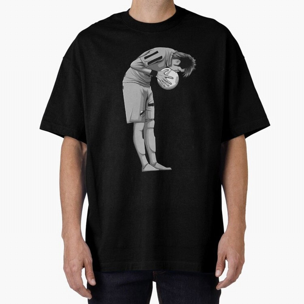 Neymar Black and White Version Oversized T-Shirt Show Love for Legendary Goals in FIFA World Cup 2026 Driven by Mbappe, Portugal, Spain and Germany Energy, Football Passion, Legendary Performances, Festival Vibes and Supporter Community; Ideal for