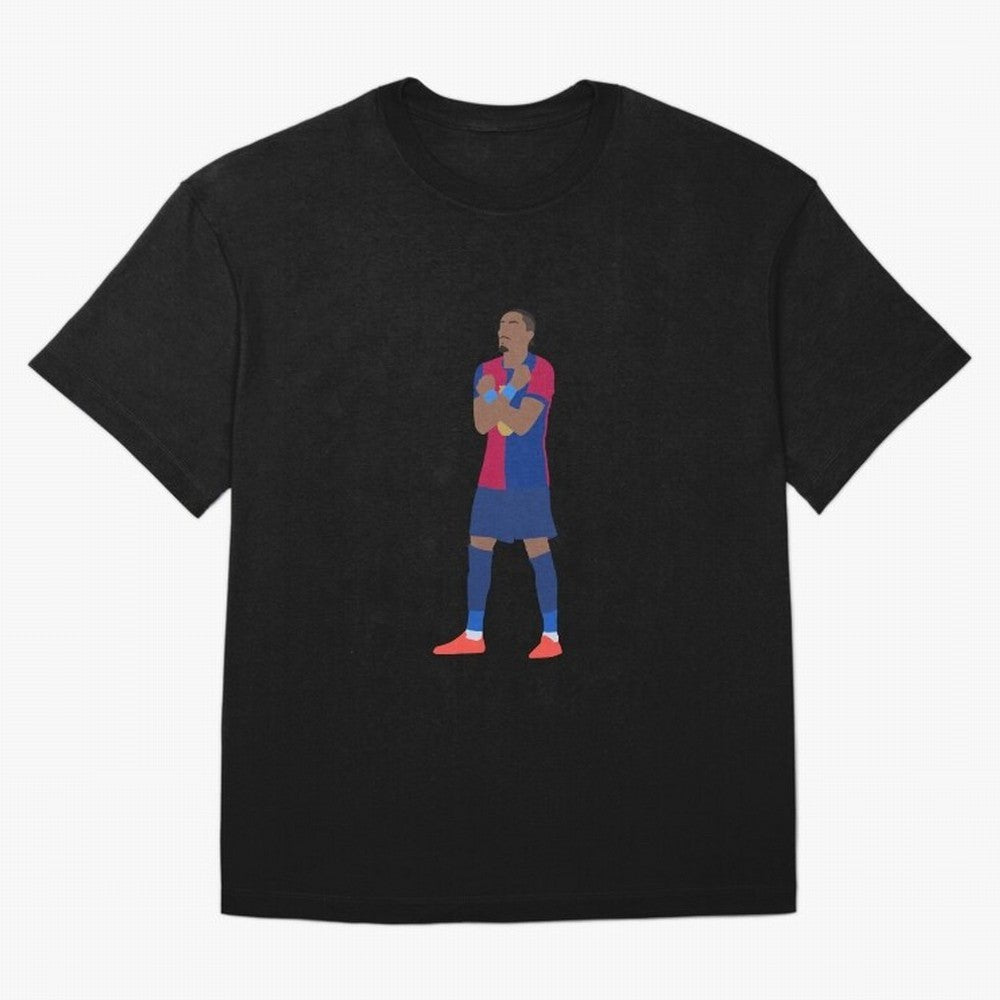 Raphinha Barcelona Celebration Classic T-Shirt Carry the Colors and Pride of FIFA World Cup 2026 Group Stage Inspired by Cristiano Ronaldo, Haaland and CR7, England and Germany Energy, Football History, Final Match Energy, Crowd Noise and Once in a