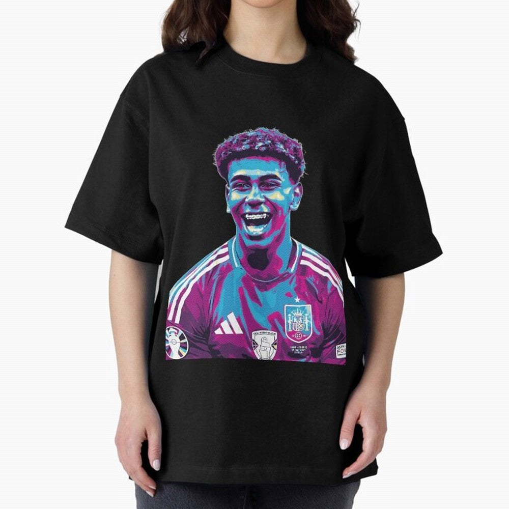 lamine yamal laugh Classic T-Shirt Live the Energy of Match Day Hype around FIFA World Cup 2026 Group Stage, Messi, Neymar and Mbappe, Argentina and Brazil, Sports Nostalgia, International Competition, Famous Players and Unforgettable Victories;