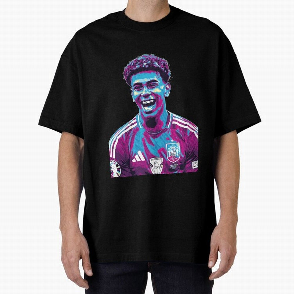 lamine yamal laugh Classic T-Shirt Live the Energy of Match Day Hype around FIFA World Cup 2026 Group Stage, Messi, Neymar and Mbappe, Argentina and Brazil, Sports Nostalgia, International Competition, Famous Players and Unforgettable Victories;