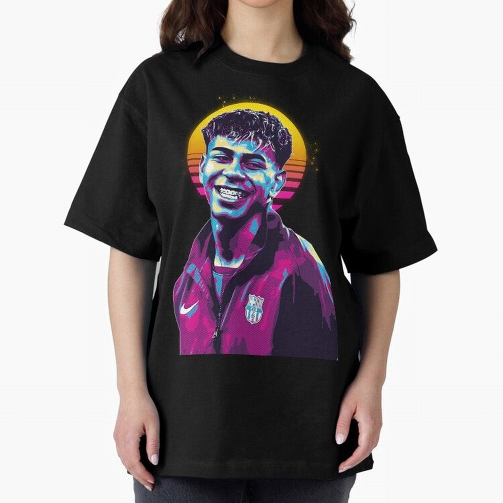 lamine yamal - sweet smile Classic T-Shirt Make Memories around Global Football Passion for FIFA World Cup 2026 USA Canada Mexico, Centered on Mbappe, Portugal, Vintage Soccer Flavor, Modern Football Stars, National Flags and Final Night Emotion;