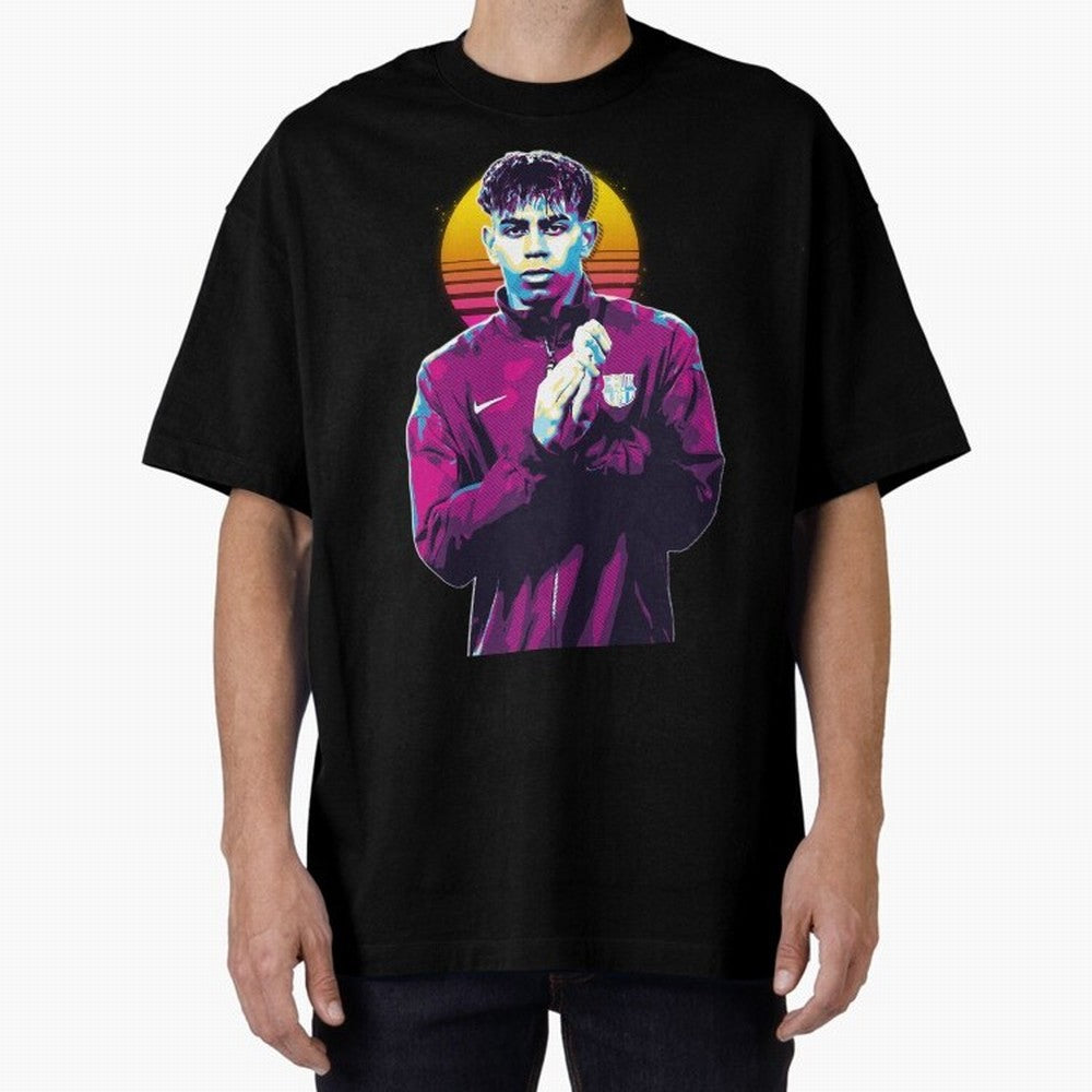 Lamine yamal retro Classic T-Shirt Show Love for Legendary Goals in Match Day Hype around FIFA World Cup 2026, Neymar, Haaland and Cristiano Ronaldo, Portugal, Spain and Germany, Goal Celebration Energy, Supporter Heritage, Football Icons and