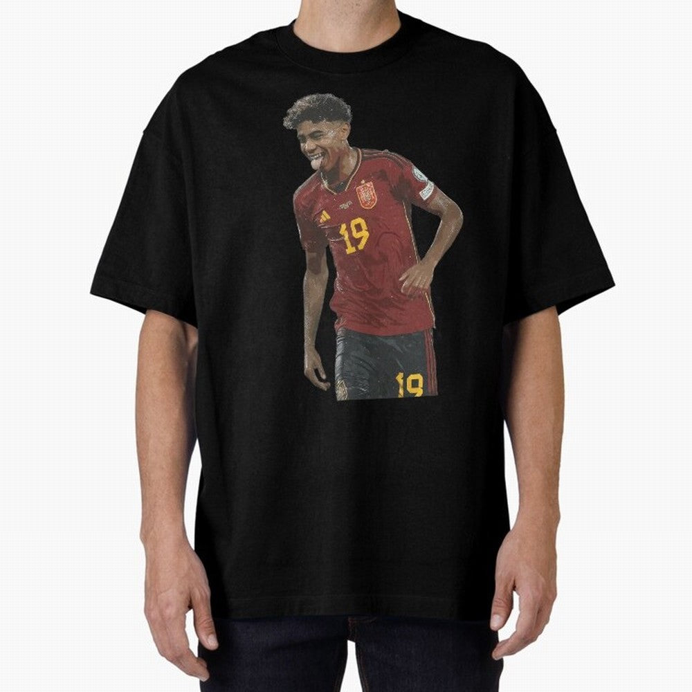 Lamine Yamal Oversized T-Shirt Bring a Champion Mindset to Match Day Hype around FIFA World Cup 2026 USA Canada Mexico, Mbappe, Argentina, France and Brazil, Fan Favorite Moments, National Team Passion, Big Match Drama and Soccer History; Great for